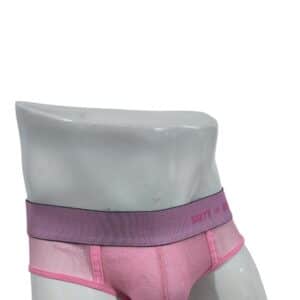 Trusa Brief Masculina en Malla Transpirable Sixty NINE Rosa – Confort y Estilo
