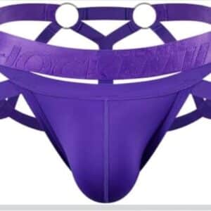 Jockstrap Masculino Arnés con Anillos Jockmail Morado – Ropa Interior Seductora